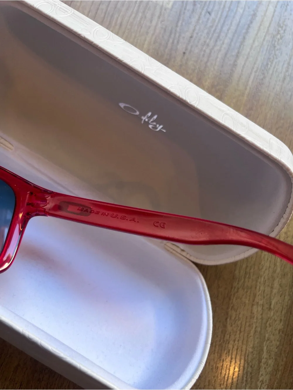 Oakley Holbrook Vintage Style Sunglasses Unique Crystal Red Ruby